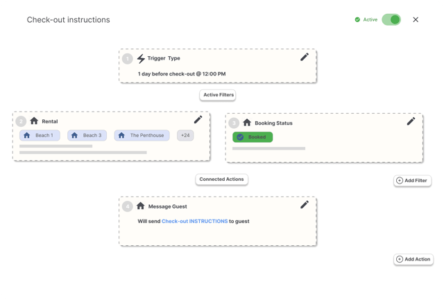 Property management software interface