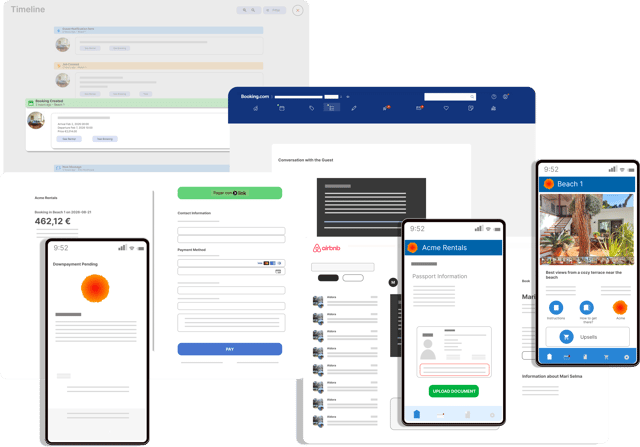 Property management software interface