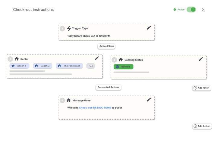 Property management software interface