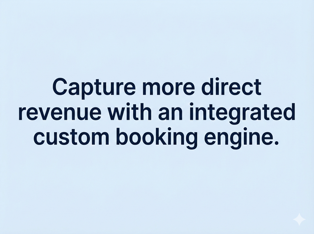 Booking Engine, Website Builder, Multi-site…